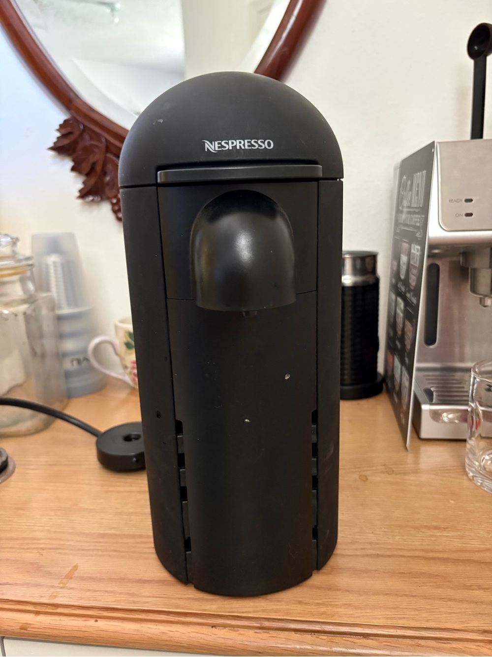 Nespresso Matte Black Single-Serve Espresso Machine